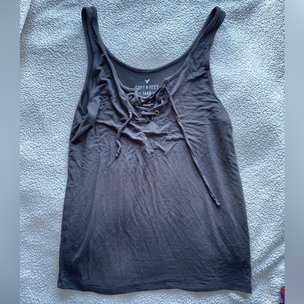 Off black tank top